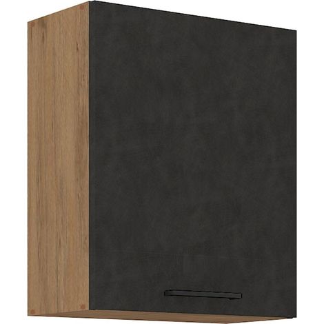 Vigo Hängeschrank 60 cm Eiche Lancelot Matera Grau Küchenzeile Küchenblock Küche (1/3)
