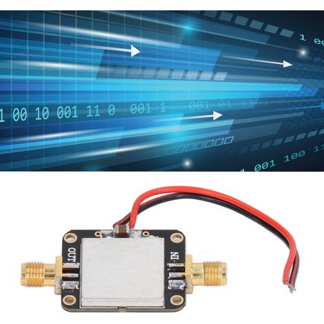 Amplificateur RF à large bande 0,01-3000 MHz, gain de 22 dB et faible bruit (1/5)