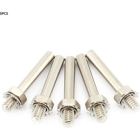 5 piezas M6 6 mm varilla de conexión de mango eléctrico para almohadilla de pulido neumática (1/5)