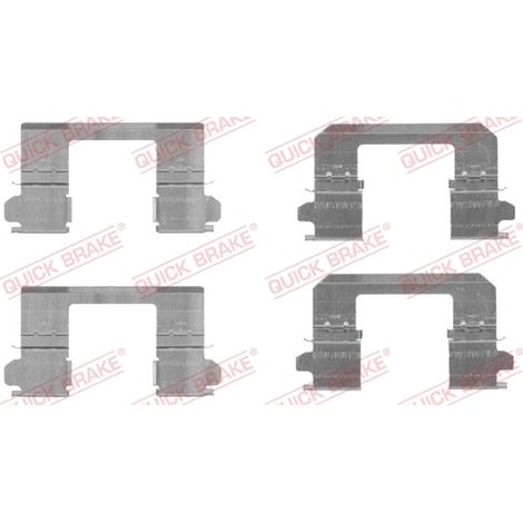 Kit d'accessoires, plaquette de frein à disque Quick Brake 109-1736 NISSAN
