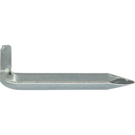 Stahlhaken Wandhaken Länge 40 mm ø 3,8 mm Bilderhaken Stahl verzinkt-blau