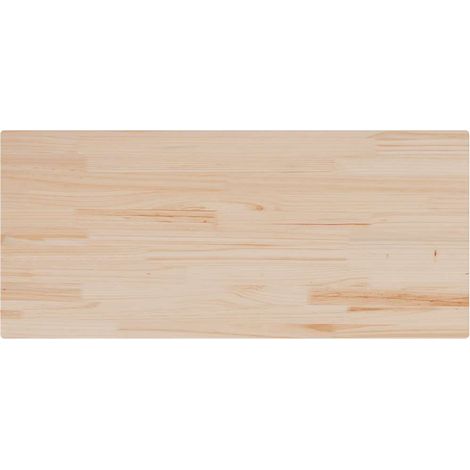 Table Top 90x40x2.5 cm Rectangular Solid Wood Pine vidaXL