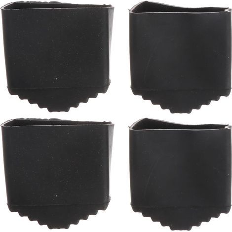 4 Pieds De Protection Antidérapants En Caoutchouc 40x20mm Pour Échelle En Aluminium Usage Intérieur Et Extérieur (1/5)