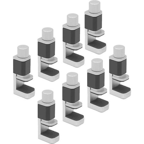 Pince de fixation réglable pour téléphone portable (8 pièces), outil de maintenance, argent/noir (1/5)