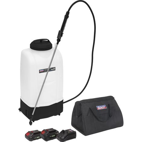 Sealey SV20 Series 15L Cordless Garden Backpack Sprayer 20V - 2 Batteries CP20VGBSKIT (1/2)