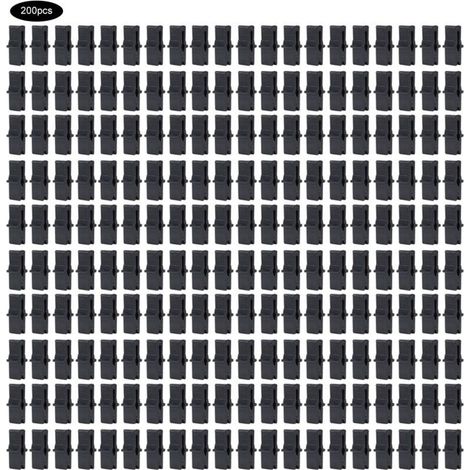 200 pièces pince de fixation de Film de serre accessoires de serre pour filet de Film plastique (1/5)