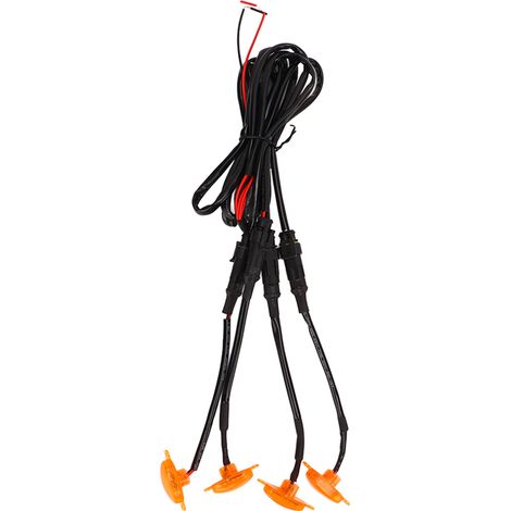Feux de calandre avant à LED, feux de position jaunes 3000K, étanches IP67, pour voiture, fourgonnette, camion ou remorque. (1/5)