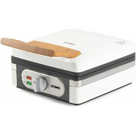 Domo DO9274W Waffeleisen weiß pulverbeschichtet 1400 W kompakt