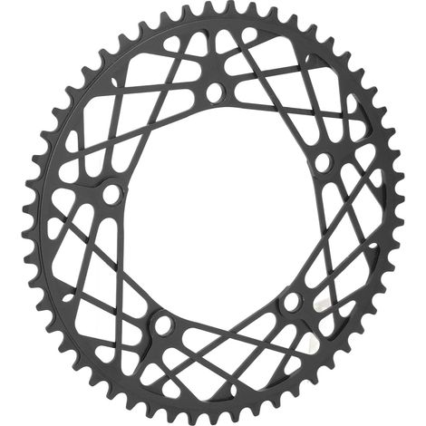 Pignon de vélo pliant 54T en alliage d'aluminium haute résistance, léger et anodisé, noir. (1/5)