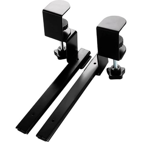 Un tiroir à clavier rotatif avec rails coulissants sous le bureau : une solution ergonomique pour ranger ordinateurs et portables (1/5)