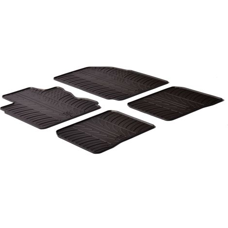 Set tappeti su misura in gomma - compatibile per  Nissan Note (03/0609/13)