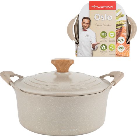 Maceta Florina Oslo aluminio 28 cm 6,7 l