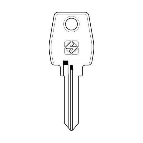 10,0 x CHIAVE PIATTA EUROLOCKS EU11R SILCA