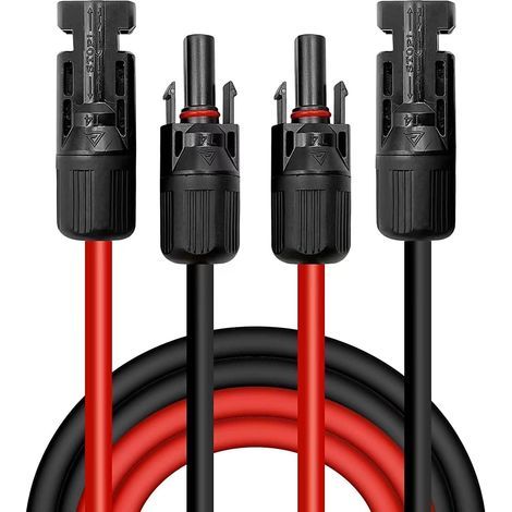 Pair Solar Cable, 4mm², 10M, Connector Included, Photovoltaic Extension, For Solar Panel (1/5)
