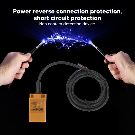 Détecteur de proximité inductif NPN 2 fils normalement ouvert, distance de détection 5 mm, 10-36 V CC (1/5)