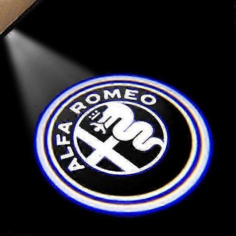 Projecteur de logo de voiture, éclairage de bienvenue pour Alfa Romeo Stelvio Mito Giulietta, lot de 2