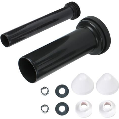 BUNTHAUS Kit de Raccordement pour WC Suspendu, Jeu de Manchettes pour Cuvette Suspendue Réf, Bidets, Tuyau d'évacuation et un Tuyau de Remplissage avec Joints