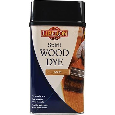 Liberon Spirit Traditional Hardwood Furniture Wood Dye - Walnut - 1 Litre