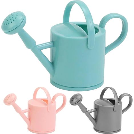 Arrosoir miniature argenté pour enfants, idéal pour le jardinage et les plantes grasses en extérieur. Ce petit arrosoir flexible est parfait pour arroser les fleurs et les plantes succulentes. (1/4)