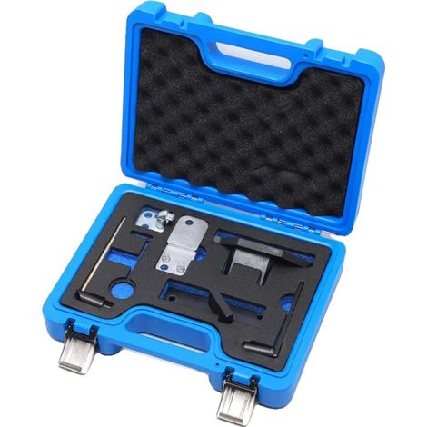 Kit d'outils de synchronisation, acier de haute qualité, 250 mm x 150 mm x 50 mm, compatibilité avec Citroën et Peugeot, moteurs à essence GDI 3 cylindres, code moteur EB2 (1/2)