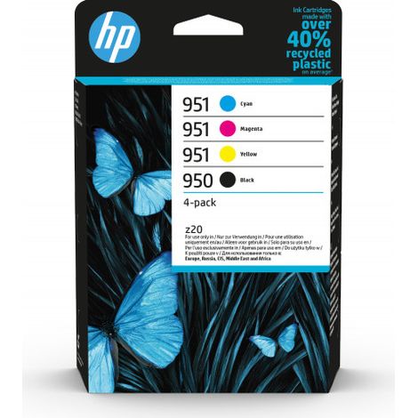 Cartucho de Tinta Original HP 6ZC65AE Amarillo Negro Magenta (4 Unidades)