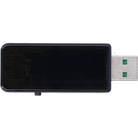 USB-Tester mit digitalem LCD-Display, USB-Ladegerät-Tester, Detektor, Voltmeter für Android (Schwarz) (1/5)