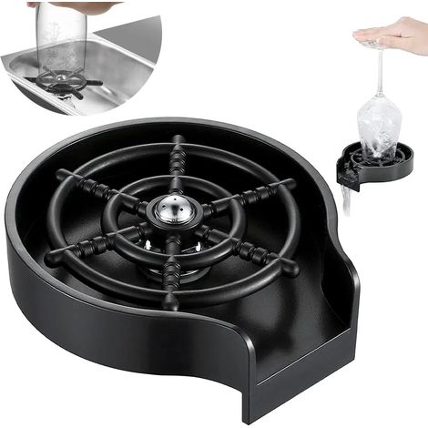 [JAMAIS UTILISÉ]Lave-gobelet automatique, robinet en verre, barre de lavage, pichet à café, outil de lavage de tasse, évier de cuisine, (1/5)
