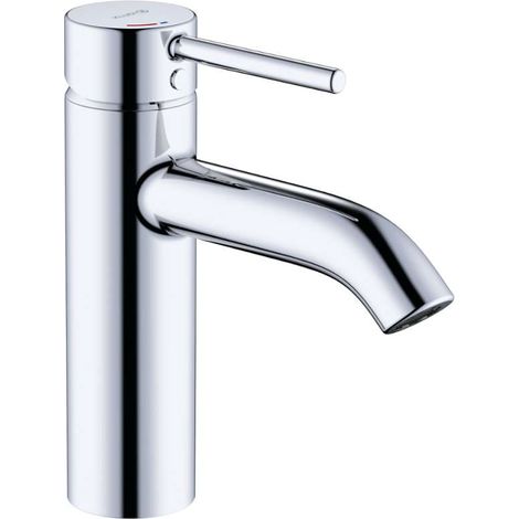 BOZZ Lavabo EHM 100mm EcoPlus, sans ensemble de vidage chromé (1/3)