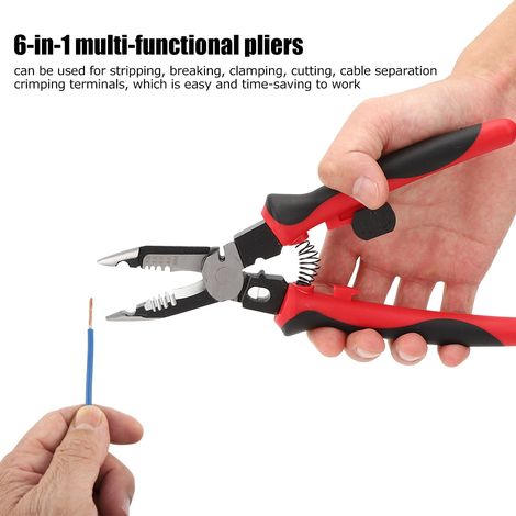 Pince à dénuder 6 en 1, pince multifonction pour électricien (1/5)