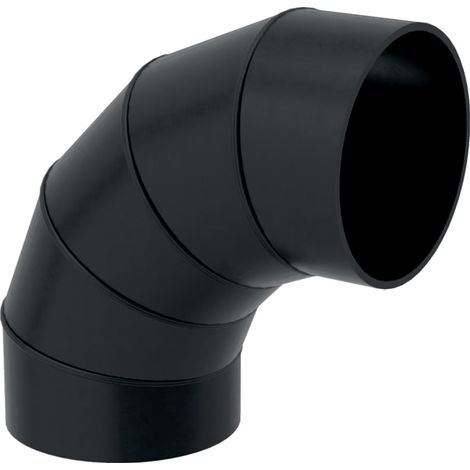 Codo segmentado PEHD 250/90, negro (alcantarillado de HDPE) (1/2)