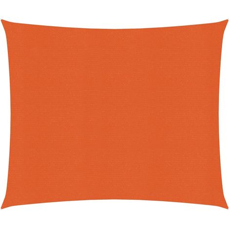 Vela de sombra para sombrilla 160 g/m² HDPE 3,6 x 3,6 m naranja 020009242 (1/5)