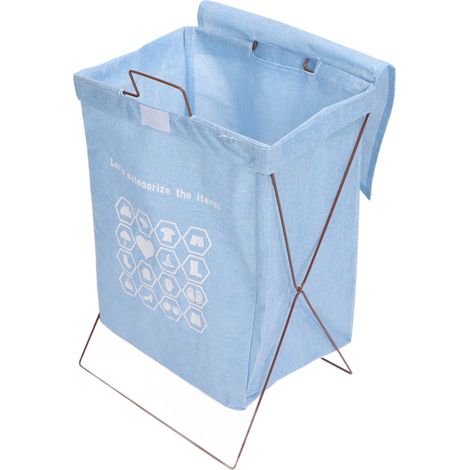 Panier de Rangement Serviettes Imperméable Pliable en Lin Coton, Corbeille à Serviettes pour Salon de Coiffure Maison (1/5)