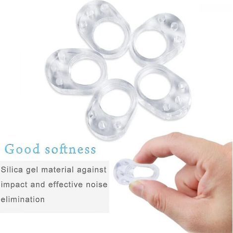 Protecteurs de poignée de porte pour murs, murs tampons de poignée de porte en Pvc 6 pièces (1/3)