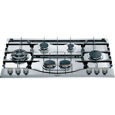 Hotpoint Ariston Piano cottura a gas PHN 962 TS/IX/HA. Colore del prodotto: Acciaio inox, Posizionamento dell'apparecchio: Da incasso, Dimensione della larghezza del piano cottura:... - PHN962TS/IX/HA