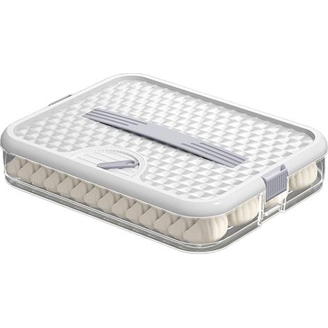 Boîte de rangement pour raviolis en plastique imperméable et antidérapant, accessoire de cuisine (1/5)
