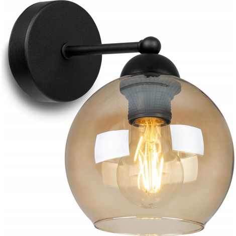 MODERNE KNKIET LAMPE ELEGANTER GLASSCHIRM