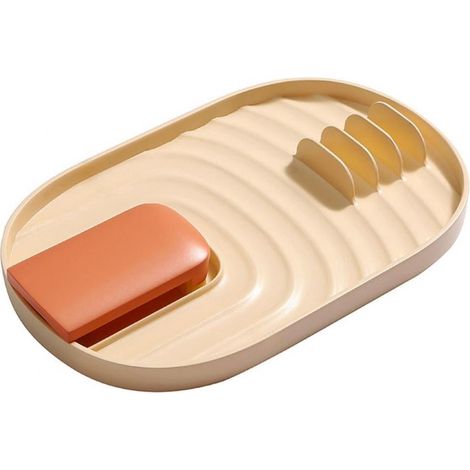 Support Pour Couvercle De Casserole - Support Pliable Pour Cuillère Et Couvercle - Pour Cuisine - 1 Pièce (1/5)