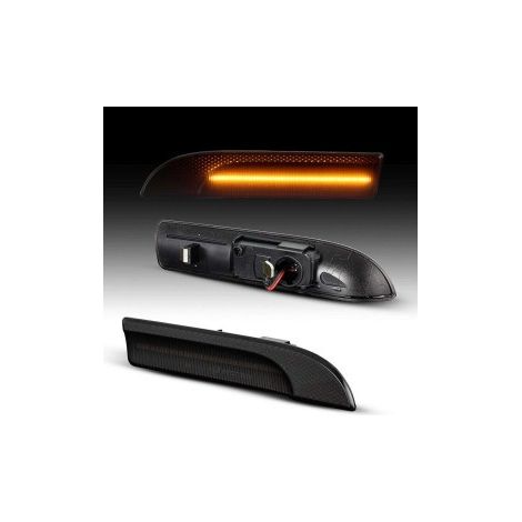 KIT 2 INDICATORI DI DIREZIONE LATERALI A LED COMPATIBILE CON Porsche Panamera Typ 970 BJ 2009-2016 , VETRO TRASPARENTE