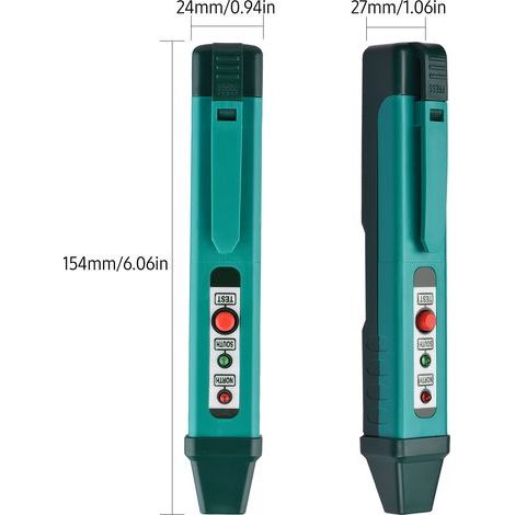 Testeur de polarité du stylo à pôle magnétique N / S Identifier l'outil North and South Identifiant Maignor Detecteur (1/5)