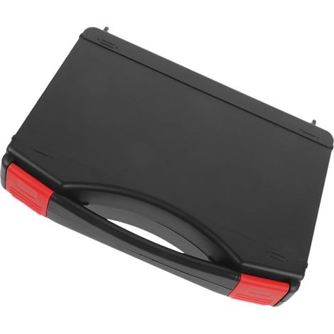 Organisateur de Boîte à Outils Portable en Plastique Noir Grand Espace de Rangement, Mallette à Outils Mécanique pour Usage Électrique et Déplacement (1/5)