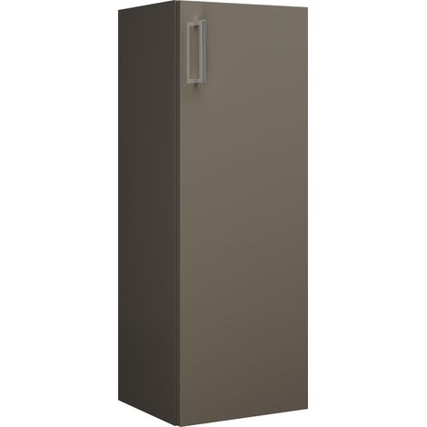 Armoire mi-haute Burg Eqio en mélaminé gris brillant 960 x 350 x 320 mm GRP95