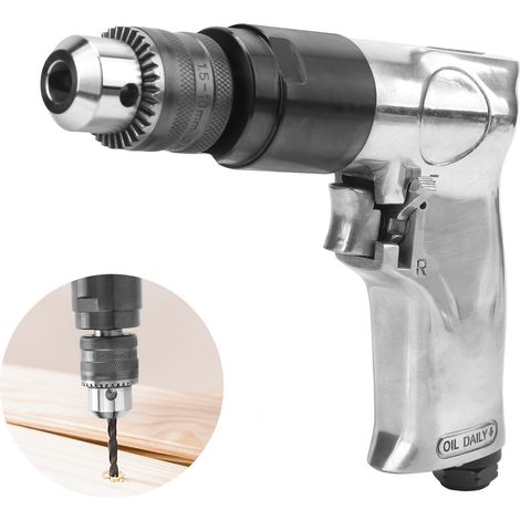 Perceuse pneumatique de type pistolet 3/8", réversible, 10 mm, industrielle, pour le bois, modèle KP-551H (style européen). (1/5)