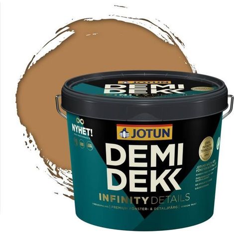 Peinture Bois - DEMIDEKK INFINITY DETAILS - Lasure Opaque Satinée - RAL 1011 - 3L (1/2)