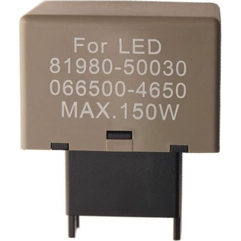 Relais Clignotant Électronique 8 Broches pour Ampoules LED Accessoires Voiture