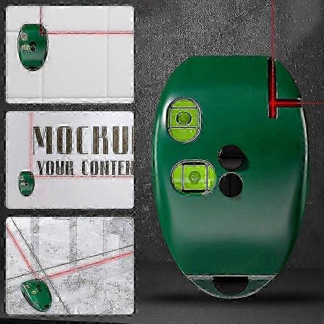 Niveau à bulle infrarouge de haute précision à angle droit, mini niveau laser à faisceau rouge, portée de 20 m, outil de nivellement à angle droit z