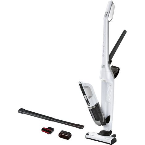 Serie 4 BBH32551 aspiradora de mano Metálico, Blanco Sin bolsa