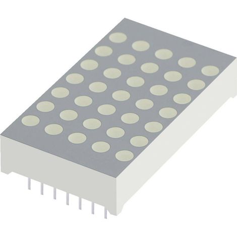Kingbright Punkt-Matrix-Anzeige Rot  30.6 mm 1.85 V  TC12-11SURKWA