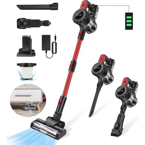 Dayplus – Aspirateur à main sans fil 6000W – Puissance d'aspiration 40 000 Pa – Capacité 0,4L – Ultra léger 6,6 livres – Technologie cyclonique (1/4)