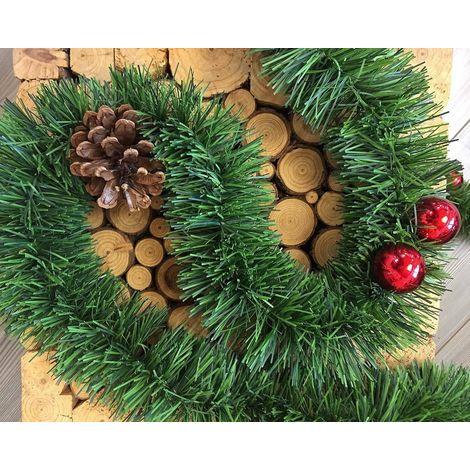 Decorazione da Natale Truschedu - Made in Italy, Colore Struttura Rosso, Verde (1/4)