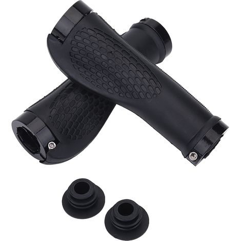 1 Paire Poignées Vélo Antidérapantes Noires - Revêtement Guidon pour Cyclisme (1/5)